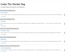 Tablet Screenshot of codesthewonderdog.blogspot.com