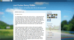 Desktop Screenshot of justdudesbeingdudes.blogspot.com