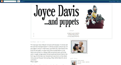 Desktop Screenshot of joycedavisandpuppets.blogspot.com