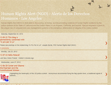 Tablet Screenshot of human-rights-alert.blogspot.com