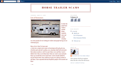 Desktop Screenshot of horsetrailerscams2watch4.blogspot.com