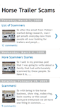 Mobile Screenshot of horsetrailerscams2watch4.blogspot.com
