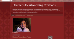 Desktop Screenshot of heathersheartwarmingcreations.blogspot.com