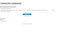 Tablet Screenshot of fundacionunamonos.blogspot.com