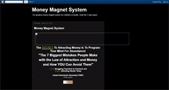 Desktop Screenshot of magnetslawandmoney.blogspot.com