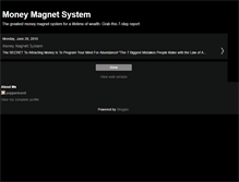 Tablet Screenshot of magnetslawandmoney.blogspot.com