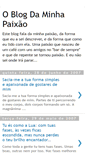 Mobile Screenshot of oblogdaminhapaixao.blogspot.com