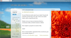 Desktop Screenshot of entreemujeres.blogspot.com