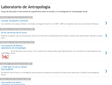 Tablet Screenshot of laboratoriodeantropologia.blogspot.com