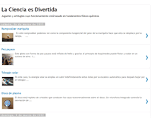 Tablet Screenshot of lacienciaesdivertida.blogspot.com