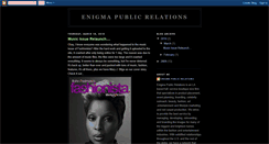 Desktop Screenshot of enigmapublicrelations.blogspot.com