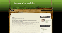 Desktop Screenshot of betweeniceandfire.blogspot.com