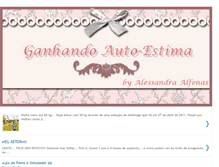 Tablet Screenshot of ganhandoautoestima.blogspot.com