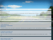 Tablet Screenshot of despiertaargentina.blogspot.com