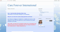 Desktop Screenshot of careforeverinternational.blogspot.com