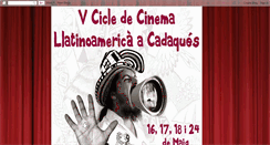 Desktop Screenshot of ciclecinemallatinoamericacadaques.blogspot.com
