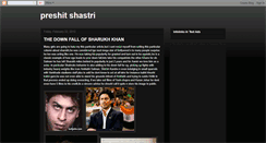 Desktop Screenshot of preshitshastri.blogspot.com