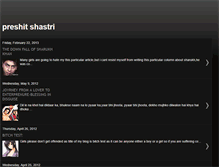 Tablet Screenshot of preshitshastri.blogspot.com