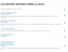 Tablet Screenshot of elcomerciodelasalud.blogspot.com