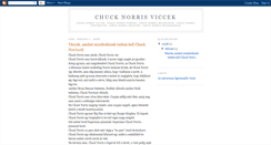 Desktop Screenshot of chucknorrisviccek.blogspot.com