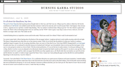 Desktop Screenshot of burningkarmastudios.blogspot.com