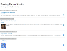 Tablet Screenshot of burningkarmastudios.blogspot.com