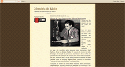 Desktop Screenshot of memoriadoradiobrasileiro.blogspot.com