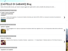 Tablet Screenshot of castellodigabiano.blogspot.com