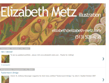 Tablet Screenshot of elizabethmetz.blogspot.com