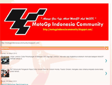 Tablet Screenshot of motogpindonesiacommunity.blogspot.com