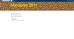 Desktop Screenshot of habitathonduras2011.blogspot.com