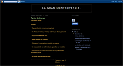 Desktop Screenshot of grancontroversia.blogspot.com