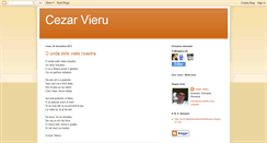 Desktop Screenshot of cezarvieru.blogspot.com