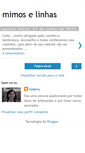 Mobile Screenshot of mimoselinhas.blogspot.com