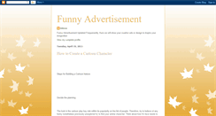 Desktop Screenshot of funnyadvertisementshow.blogspot.com