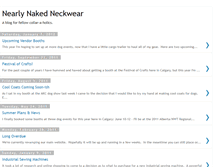 Tablet Screenshot of nearlynakedneckwear.blogspot.com