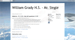 Desktop Screenshot of gradyhssingle.blogspot.com