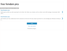 Tablet Screenshot of free-femdom-pics.blogspot.com