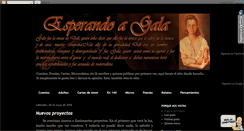 Desktop Screenshot of esperandoagala.blogspot.com