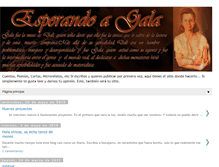 Tablet Screenshot of esperandoagala.blogspot.com