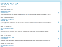 Tablet Screenshot of euskalkantak.blogspot.com