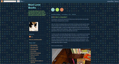 Desktop Screenshot of must-love-books.blogspot.com