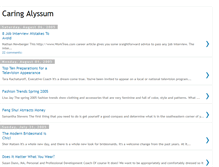 Tablet Screenshot of caringalyssum.blogspot.com