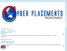 Tablet Screenshot of cyberplacements.blogspot.com