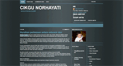 Desktop Screenshot of cikgunorhayati.blogspot.com