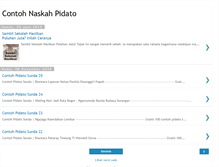 Tablet Screenshot of contohnaskahpidato.blogspot.com