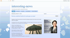 Desktop Screenshot of news-interesting.blogspot.com