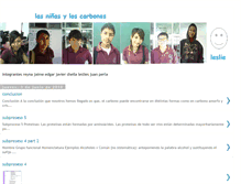 Tablet Screenshot of lasninasyloscarbones.blogspot.com