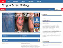 Tablet Screenshot of newdragontattoogallery.blogspot.com