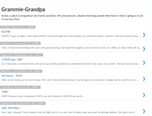 Tablet Screenshot of grammie-grandpa.blogspot.com